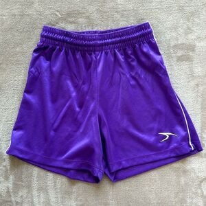 Kids Purple soccer shorts, sports shorts, athletic shorts, Youth XS